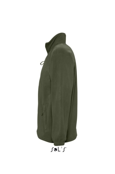 SOL'S NORTH MEN - ZIPPED FLEECE JACKET Zöld 