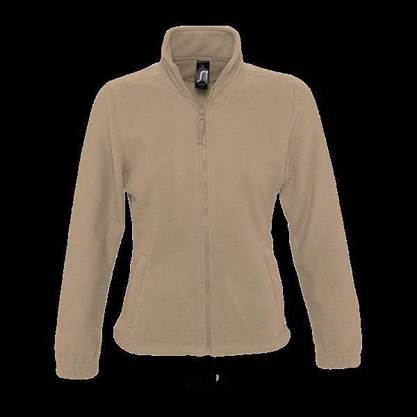 SOL'S NORTH WOMEN - ZIPPED FLEECE JACKET Barna 