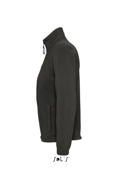 SOL'S NORTH WOMEN - ZIPPED FLEECE JACKET Fekete 