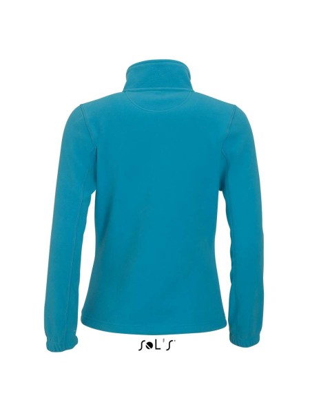 SOL'S NORTH WOMEN - ZIPPED FLEECE JACKET Kék 