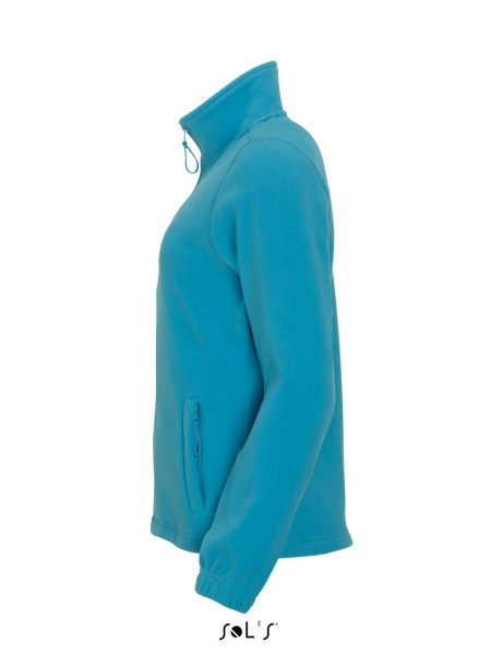 SOL'S NORTH WOMEN - ZIPPED FLEECE JACKET Kék 