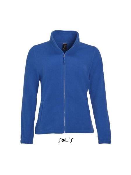 SOL'S NORTH WOMEN - ZIPPED FLEECE JACKET Kék 