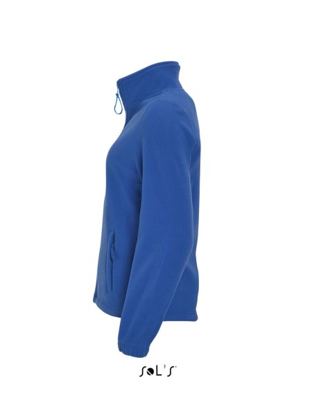 SOL'S NORTH WOMEN - ZIPPED FLEECE JACKET Kék 