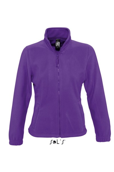 SOL'S NORTH WOMEN - ZIPPED FLEECE JACKET Lila 