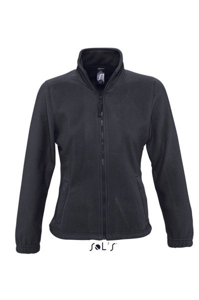 SOL'S NORTH WOMEN - ZIPPED FLEECE JACKET Szürke 