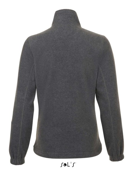 SOL'S NORTH WOMEN - ZIPPED FLEECE JACKET Szürke 