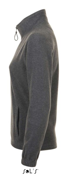 SOL'S NORTH WOMEN - ZIPPED FLEECE JACKET Szürke 