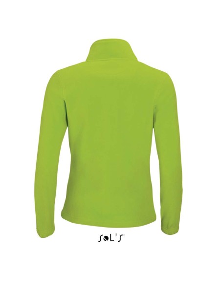 SOL'S NORTH WOMEN - ZIPPED FLEECE JACKET Zöld 