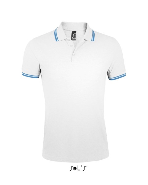 SOL'S PASADENA MEN - POLO SHIRT Fehér 