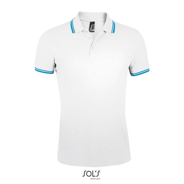 SOL'S PASADENA MEN - POLO SHIRT Fehér 