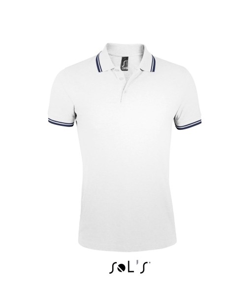 SOL'S PASADENA MEN - POLO SHIRT Fehér 