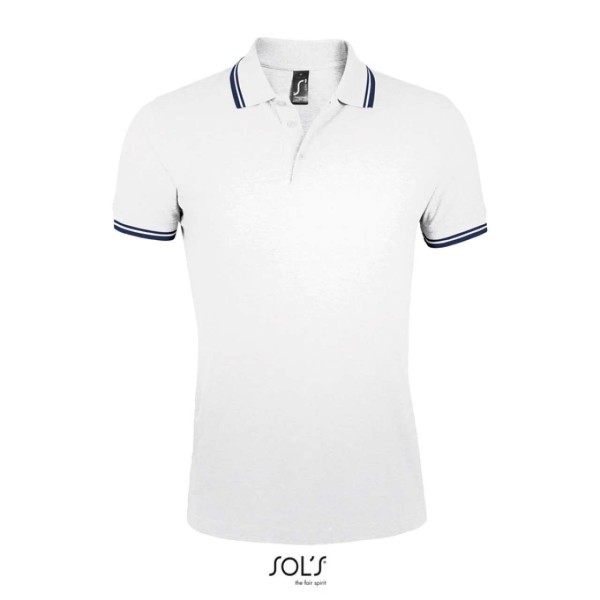 SOL'S PASADENA MEN - POLO SHIRT Fehér 