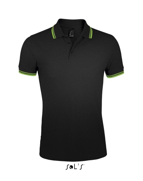 SOL'S PASADENA MEN - POLO SHIRT Fekete 