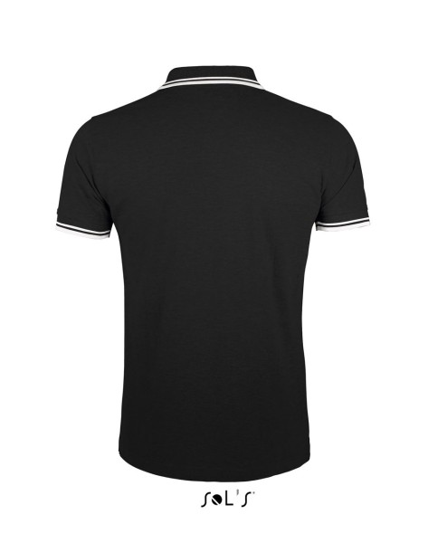 SOL'S PASADENA MEN - POLO SHIRT Fekete 
