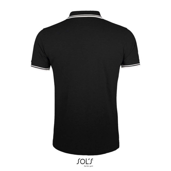 SOL'S PASADENA MEN - POLO SHIRT Fekete 