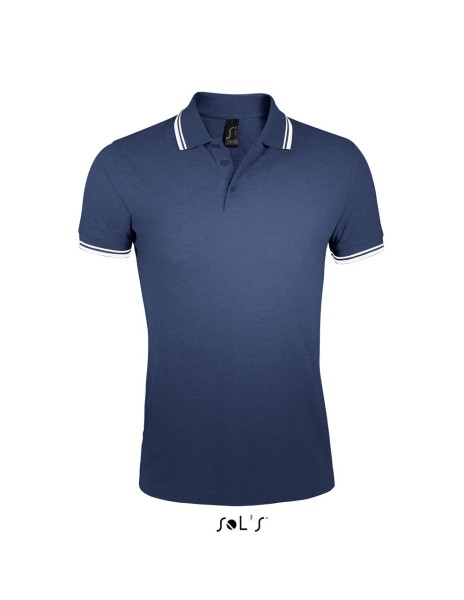SOL'S PASADENA MEN - POLO SHIRT Kék 