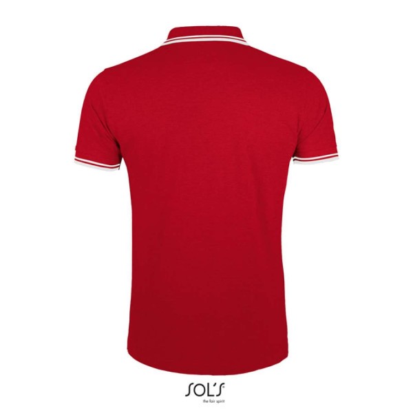 SOL'S PASADENA MEN - POLO SHIRT Piros 