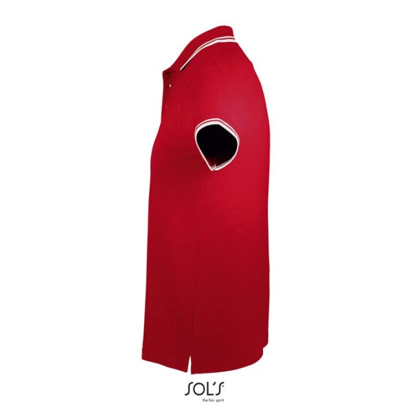 SOL'S PASADENA MEN - POLO SHIRT Piros 