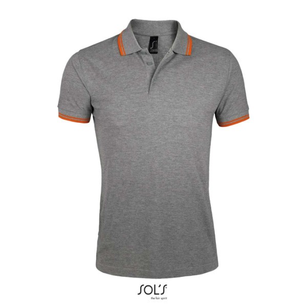 SOL'S PASADENA MEN - POLO SHIRT Szürke 