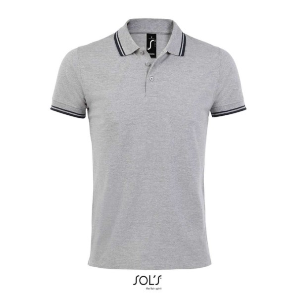 SOL'S PASADENA MEN - POLO SHIRT Szürke 