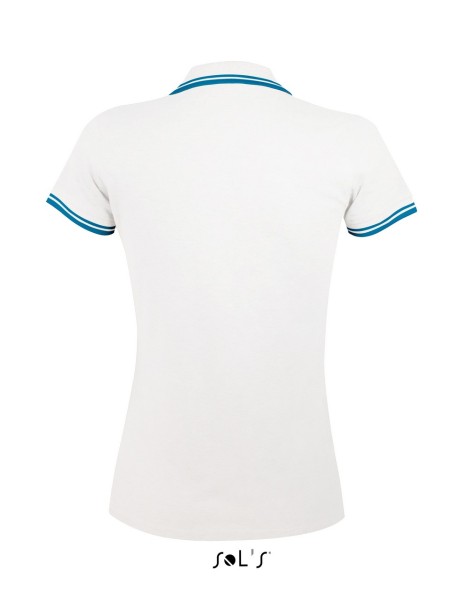 SOL'S PASADENA WOMEN - POLO SHIRT Fehér 