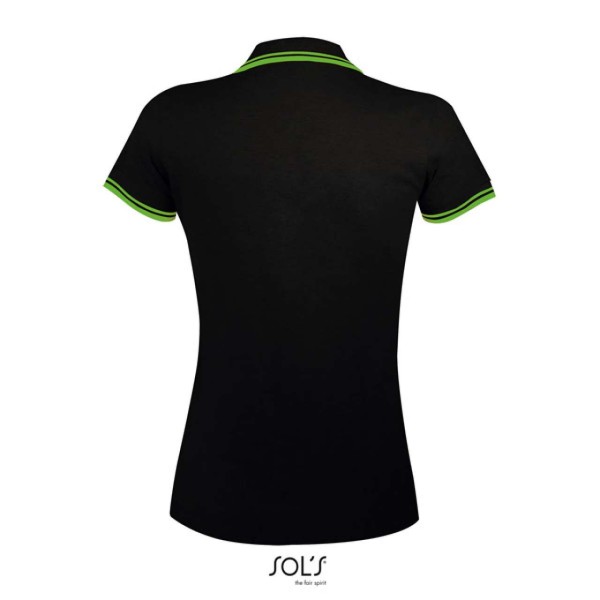 SOL'S PASADENA WOMEN - POLO SHIRT Fekete 