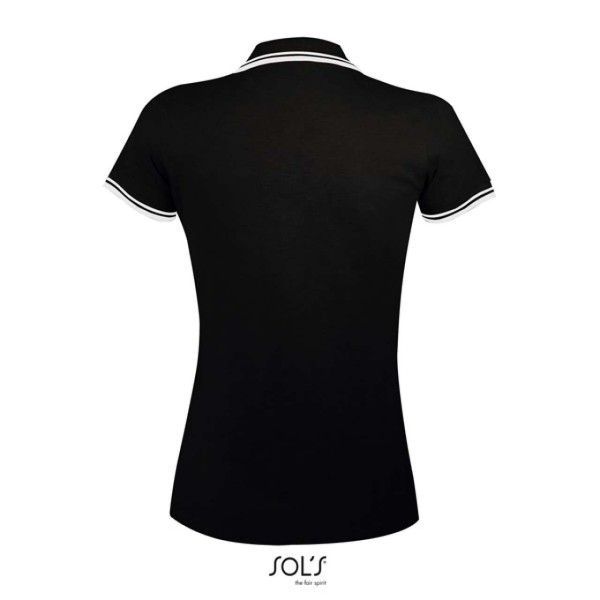 SOL'S PASADENA WOMEN - POLO SHIRT Fekete 