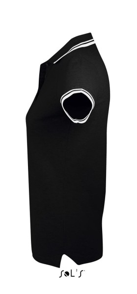 SOL'S PASADENA WOMEN - POLO SHIRT Fekete 