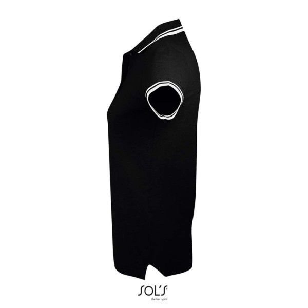 SOL'S PASADENA WOMEN - POLO SHIRT Fekete 