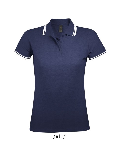 SOL'S PASADENA WOMEN - POLO SHIRT Kék 