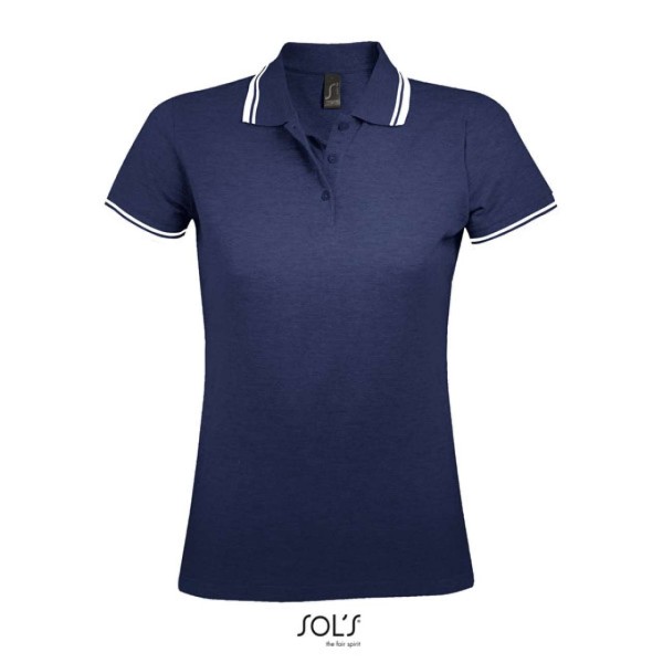 SOL'S PASADENA WOMEN - POLO SHIRT Kék 