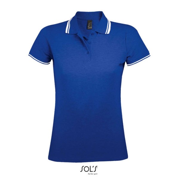 SOL'S PASADENA WOMEN - POLO SHIRT Kék 