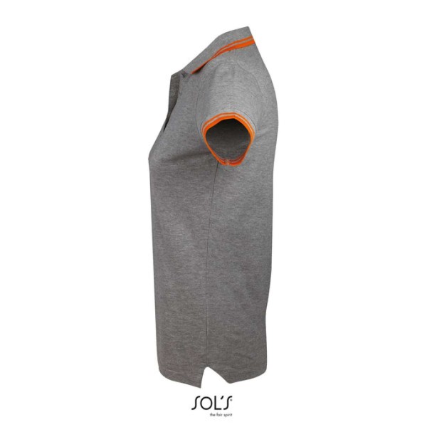 SOL'S PASADENA WOMEN - POLO SHIRT Szürke 