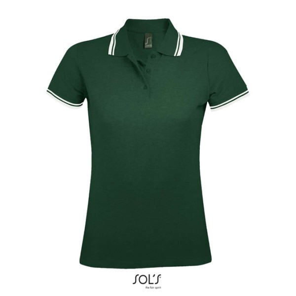 SOL'S PASADENA WOMEN - POLO SHIRT Zöld 