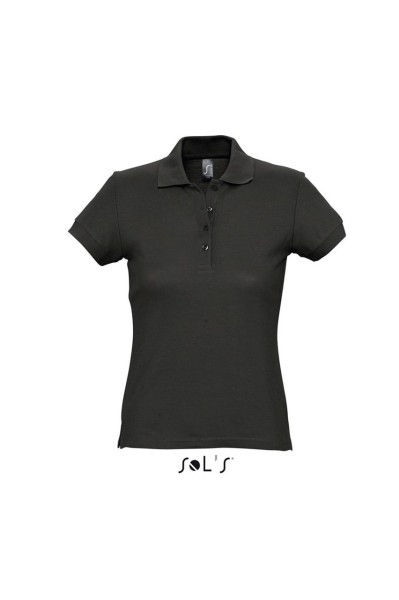 SOL'S PASSION - WOMEN'S POLO SHIRT Fekete 