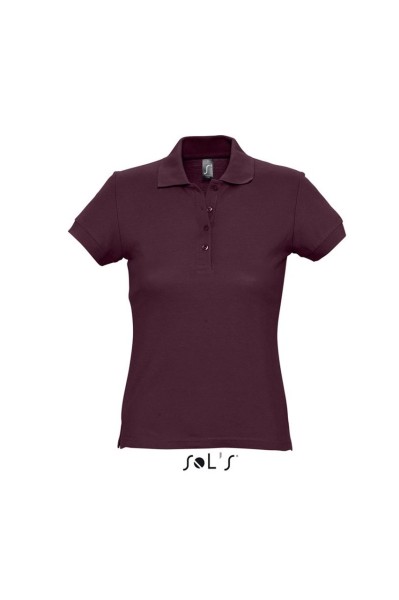 SOL'S PASSION - WOMEN'S POLO SHIRT Piros 