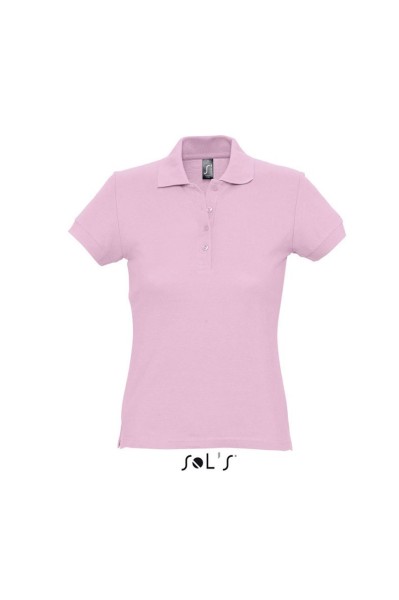 SOL'S PASSION - WOMEN'S POLO SHIRT Rózsaszín 