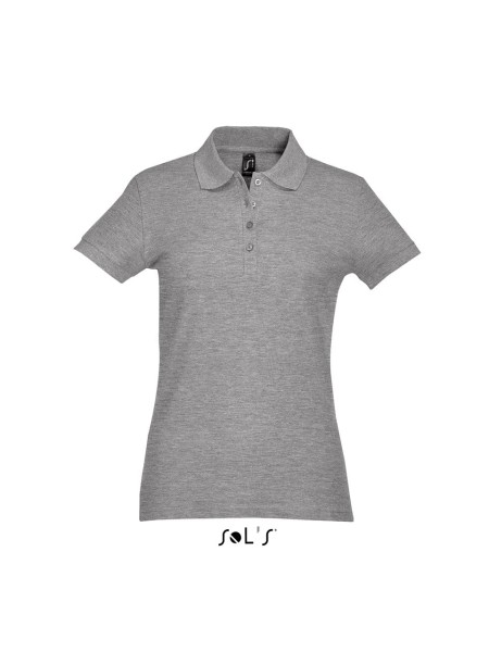 SOL'S PASSION - WOMEN'S POLO SHIRT Szürke 