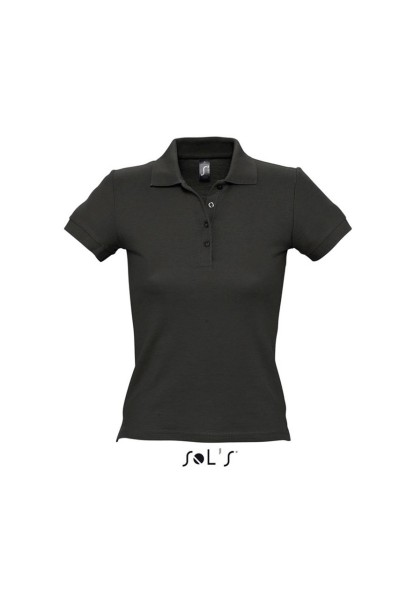 SOL'S PEOPLE - WOMEN'S POLO SHIRT Fekete 