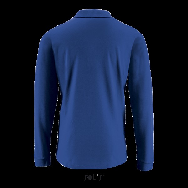 SOL'S PERFECT LSL MEN - LONG-SLEEVE PIQUÉ POLO SHIRT Kék 