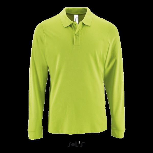 SOL'S PERFECT LSL MEN - LONG-SLEEVE PIQUÉ POLO SHIRT Zöld 