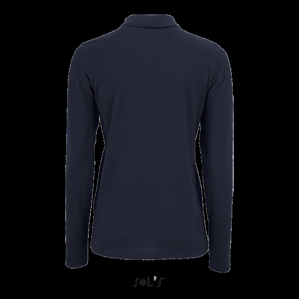 SOL'S PERFECT LSL WOMEN - LONG-SLEEVE PIQUÉ POLO SHIRT Kék 