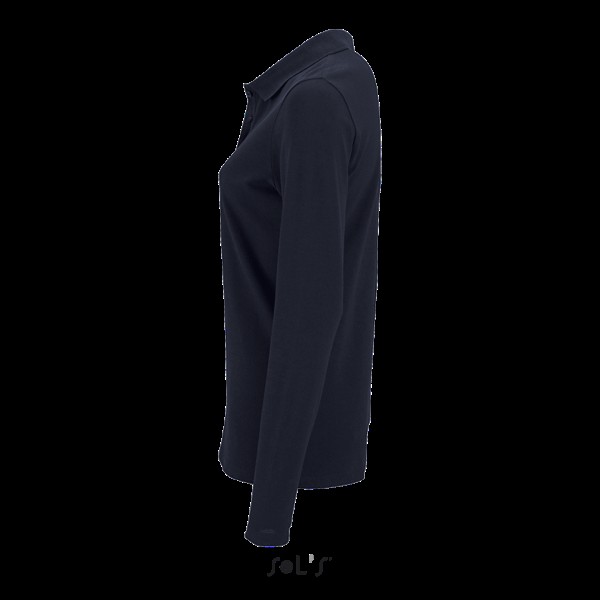 SOL'S PERFECT LSL WOMEN - LONG-SLEEVE PIQUÉ POLO SHIRT Kék 