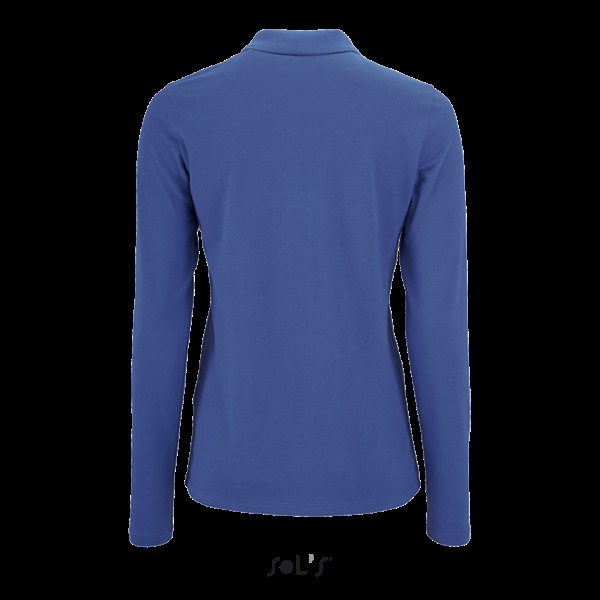 SOL'S PERFECT LSL WOMEN - LONG-SLEEVE PIQUÉ POLO SHIRT Kék 