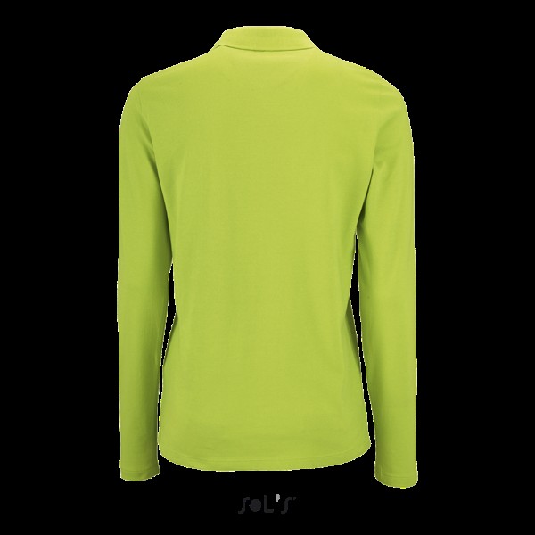 SOL'S PERFECT LSL WOMEN - LONG-SLEEVE PIQUÉ POLO SHIRT Zöld 