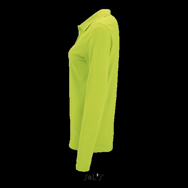 SOL'S PERFECT LSL WOMEN - LONG-SLEEVE PIQUÉ POLO SHIRT Zöld 