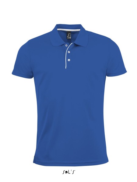 SOL'S PERFORMER MEN - SPORTS POLO SHIRT Kék 