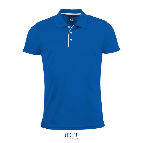 SOL'S PERFORMER MEN - SPORTS POLO SHIRT Kék 