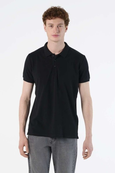 SOL'S PHOENIX MEN - COTTON-ELASTANE POLO SHIRT Kék 