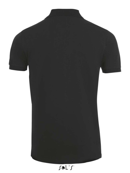 SOL'S PHOENIX MEN - COTTON-ELASTANE POLO SHIRT Fekete 